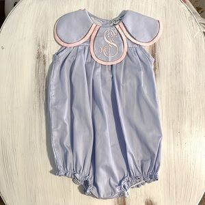 “S” Monogrammed Petal Bubble